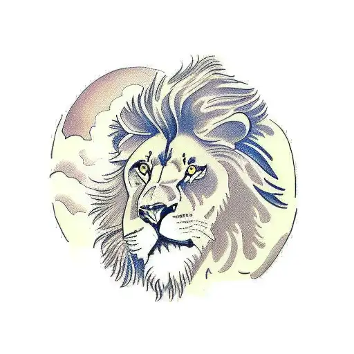 Lion Around Mountains