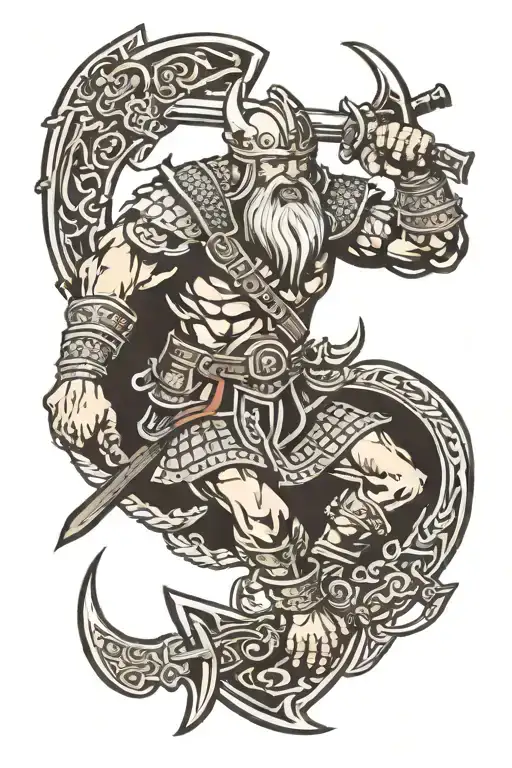 Berserker Viking Warrior