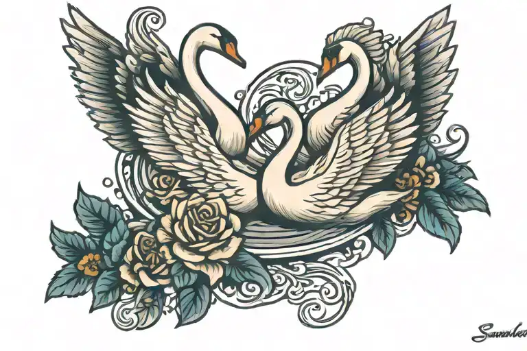 Swan Love