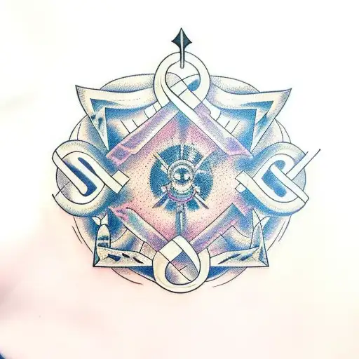 Infinity Symbol With Names Lukas And Alivia