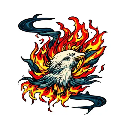 Calm During Fire Storm