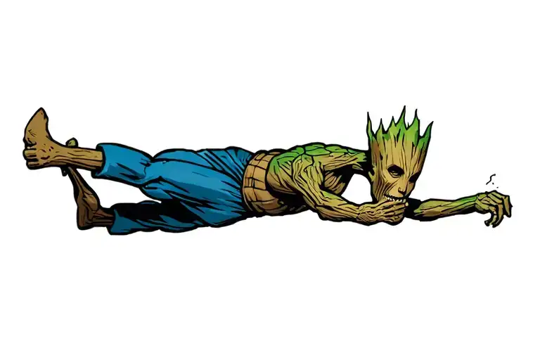 Groot Playing