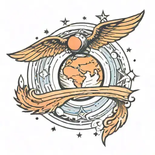 Planet And Space Wings