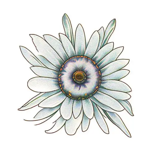 Long Stem Bouquet Of Daisy And Larkspur