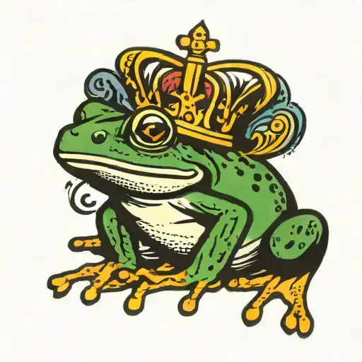 Frog With Crown