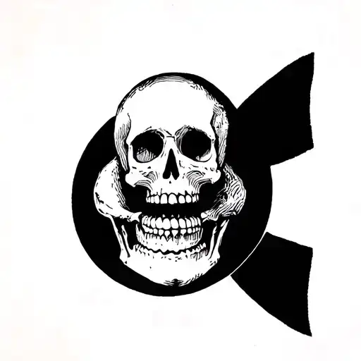 Human Skeleton Stopped Looking Up