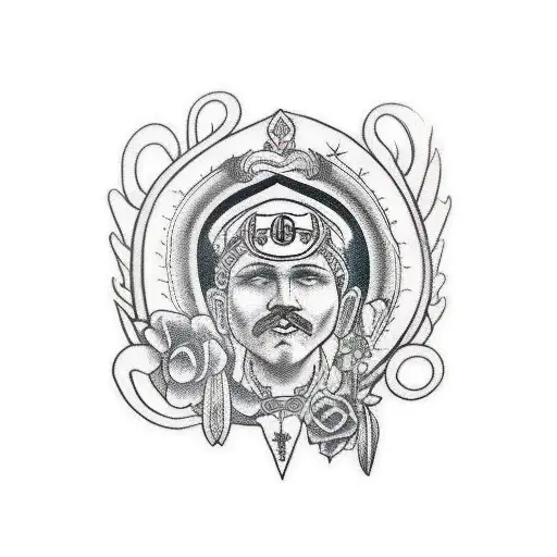 Sleeve Black Romanian Traditional Motive