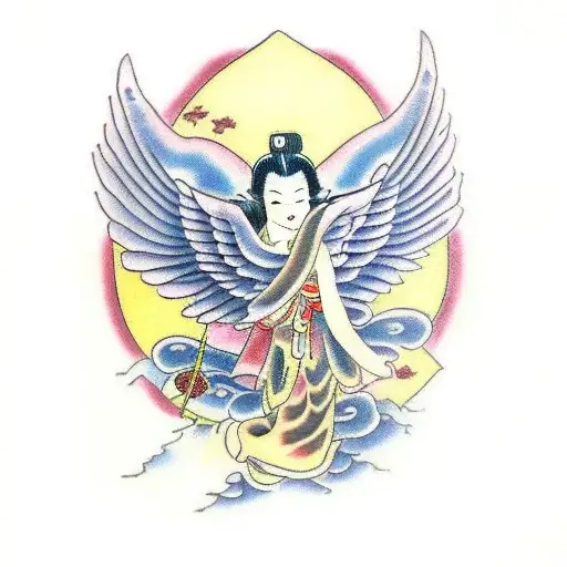 Japanese Mythology Angel