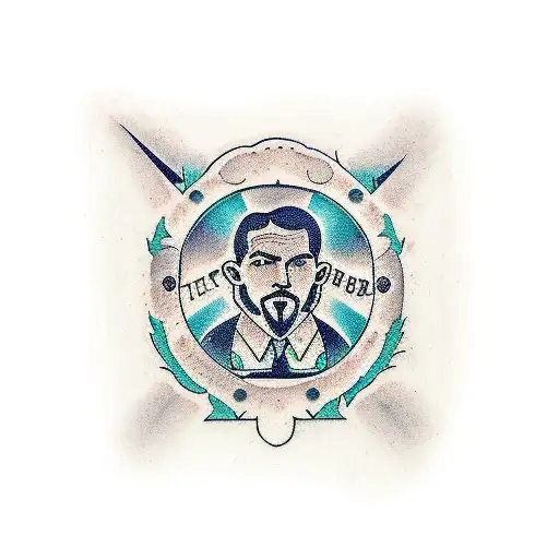 Guy Upstairs Blurred With A Cronometer On The Top