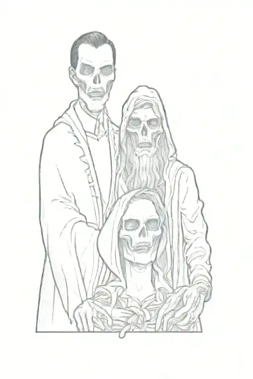 Grim Reaper Holing 3 Wolf's