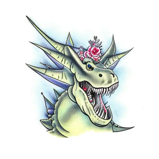 Dinosaur With Fairy Wings