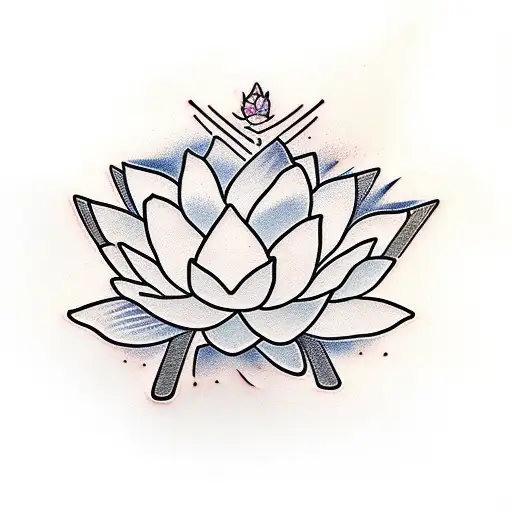 Lotus Flower With Katana