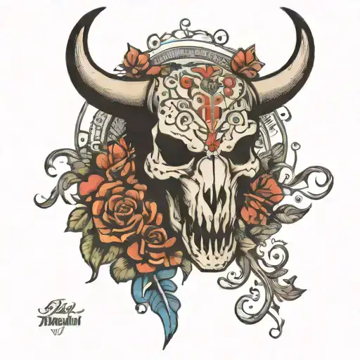 Bull Skull Music French Fireball Sparkle