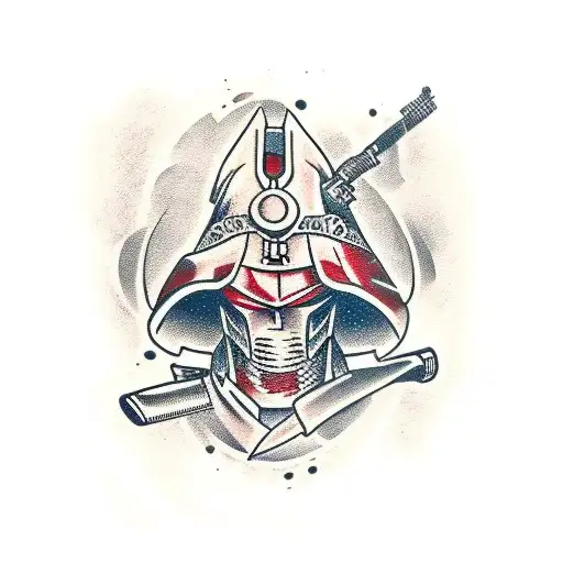 Iron Samurai With Ak 47