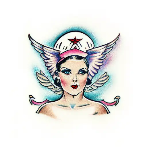 The Name Eliza With Angel Wings