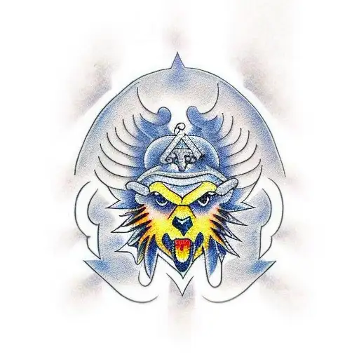 Zeus Tattoo That Includes An Eagle