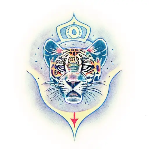 Jaguar Face Un The Nature