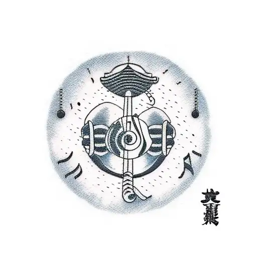 A Scene From A Beloved Anime With A Music Note Incorporated