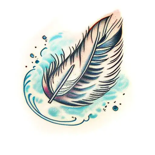 Feather For Upper Arm