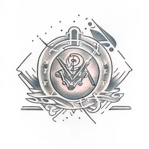 Andiamo Diavolo In Big Roman Church Style Lettering