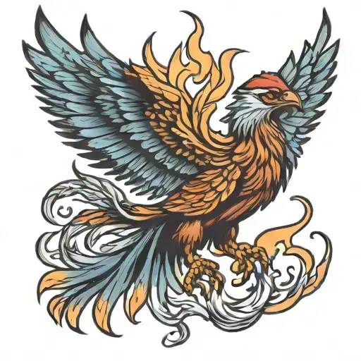 Phoenix Rising From The Ashes