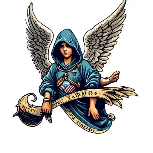 Hooded Angel Marine