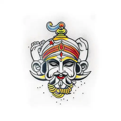 Hindu Deity Arm Sleeve