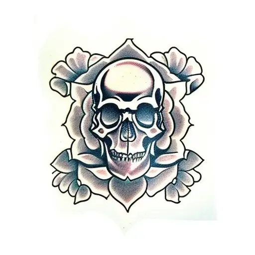 Skull Rose Lock