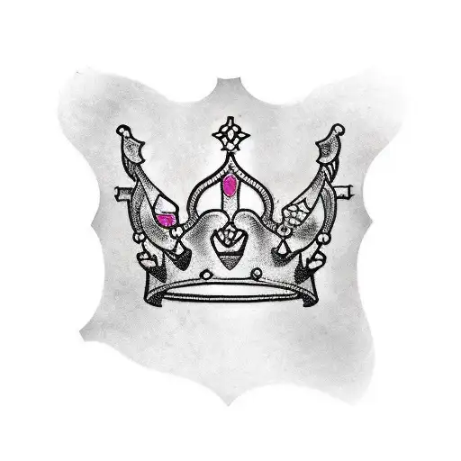 Outline Of A Crown With Nothing Inside