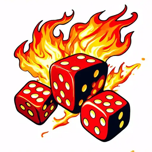Dice On Fire