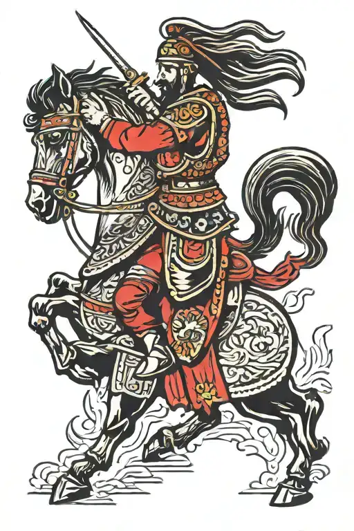 Ottoman Warrior Battling