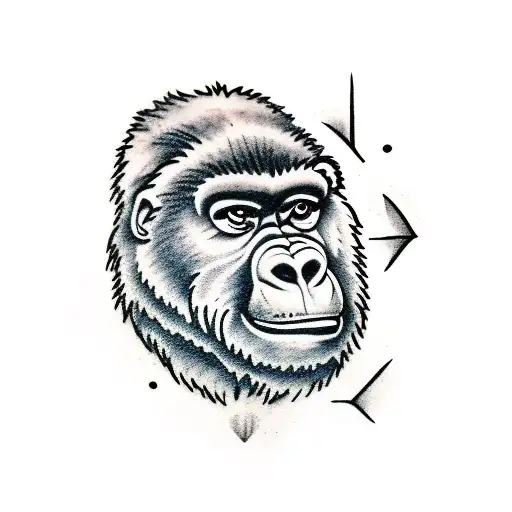 Oldschool Gorilla Coloured