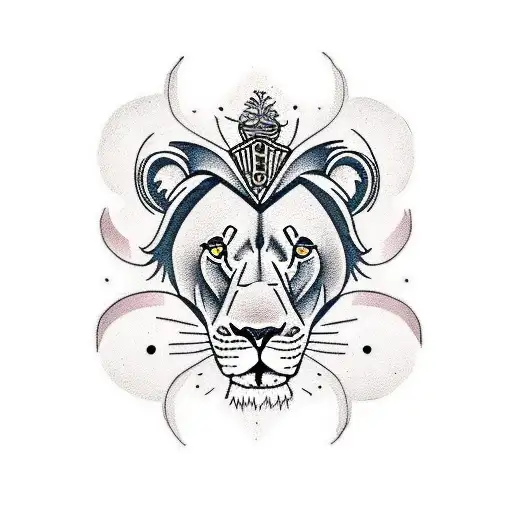 Lion With The Word Family