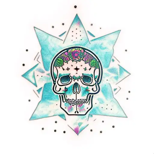 Galaxy Skulls Cactus