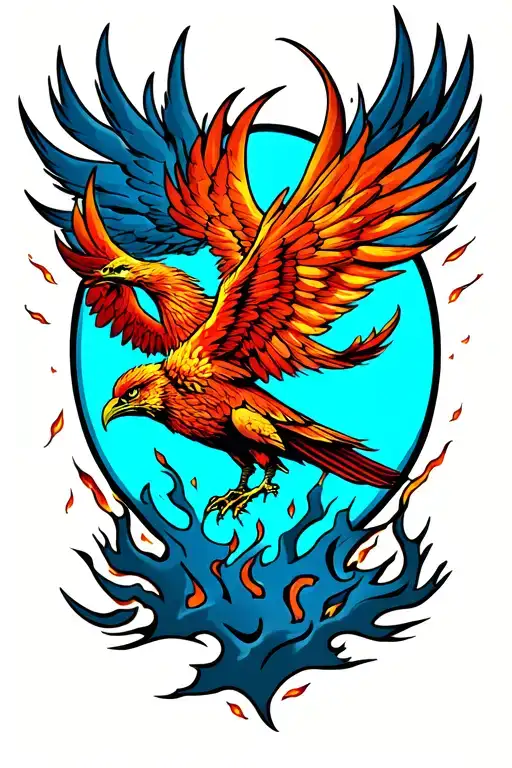Phoenix Rising From Ashes