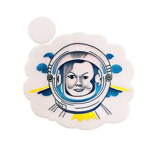 Astronaut Halfway Through Portal