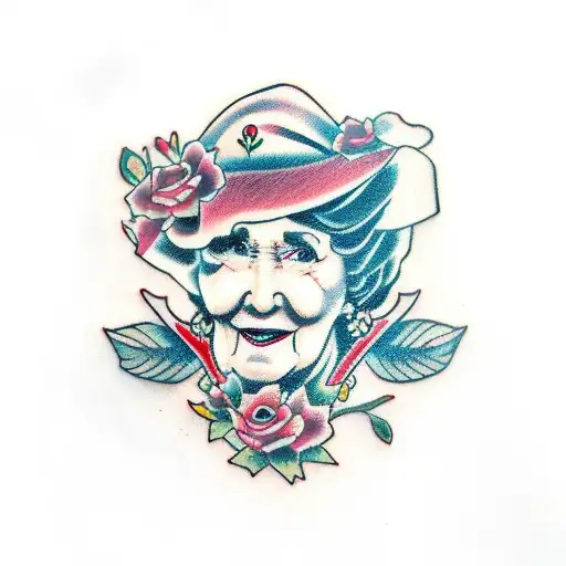 Grandmother With Flowers Love And Burako Game