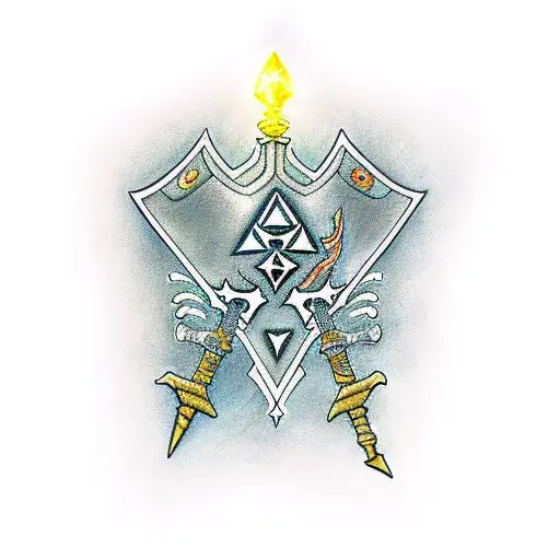 Zelda Sword With Green Gatsby Light