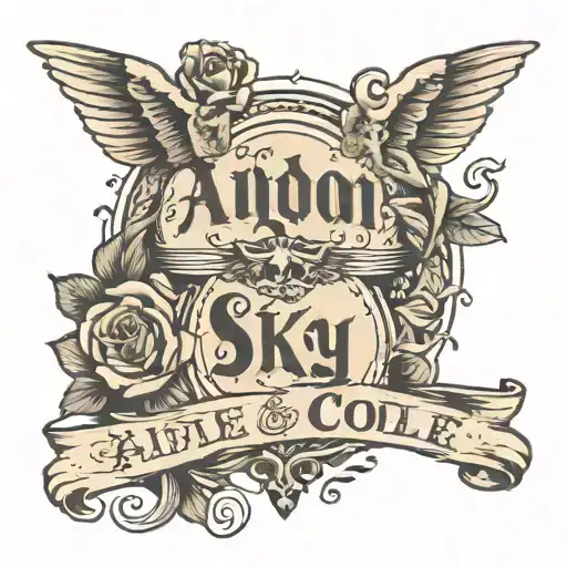Aidyn And Cole And Sky Name Incorporated In A Creative Way