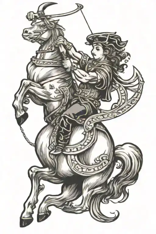 Sagittarius Archer Riding