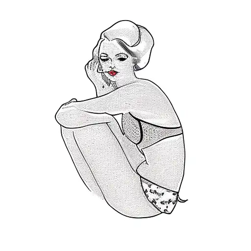 A Woman Sitting On A Boat In The Water