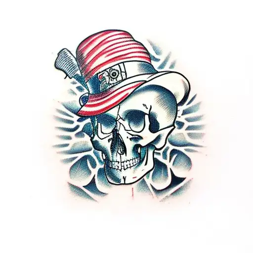 Skull In A Hat