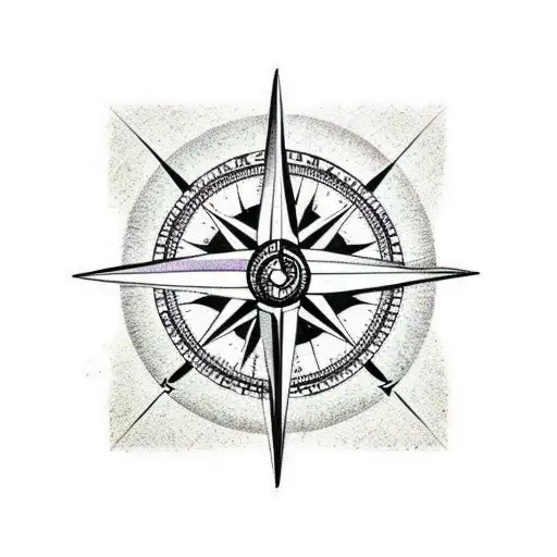 Compass Swallow Birds Earth Map Infinity