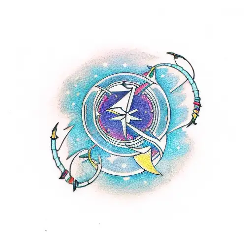 Capricorn Constellation Half Sleeve