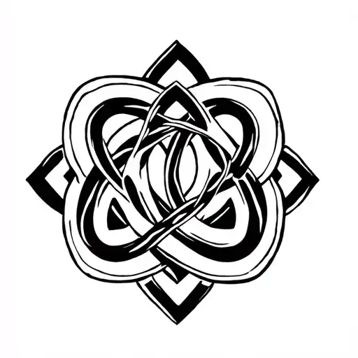 Celtic Love Knot Intertwined