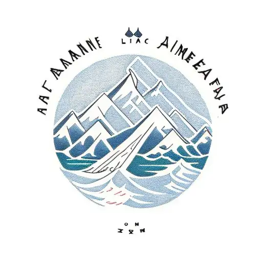 Landscapes With Mountains And Ocean In Reference To Latin America