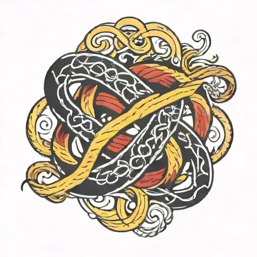 Infinity Symbol Intertwined