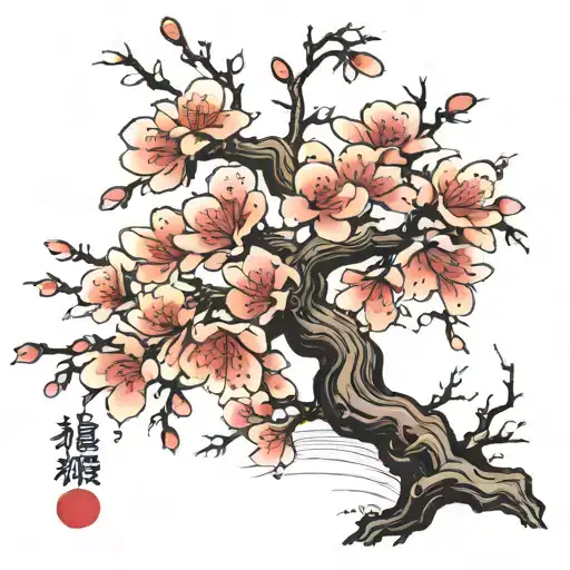 Japanese Cherry Tree Tatto