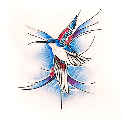 A Beautiful Soaring Hoopoe