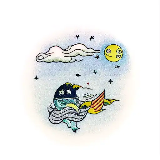 The Old Lady Whispering Hush From The Book Goodnight Moon